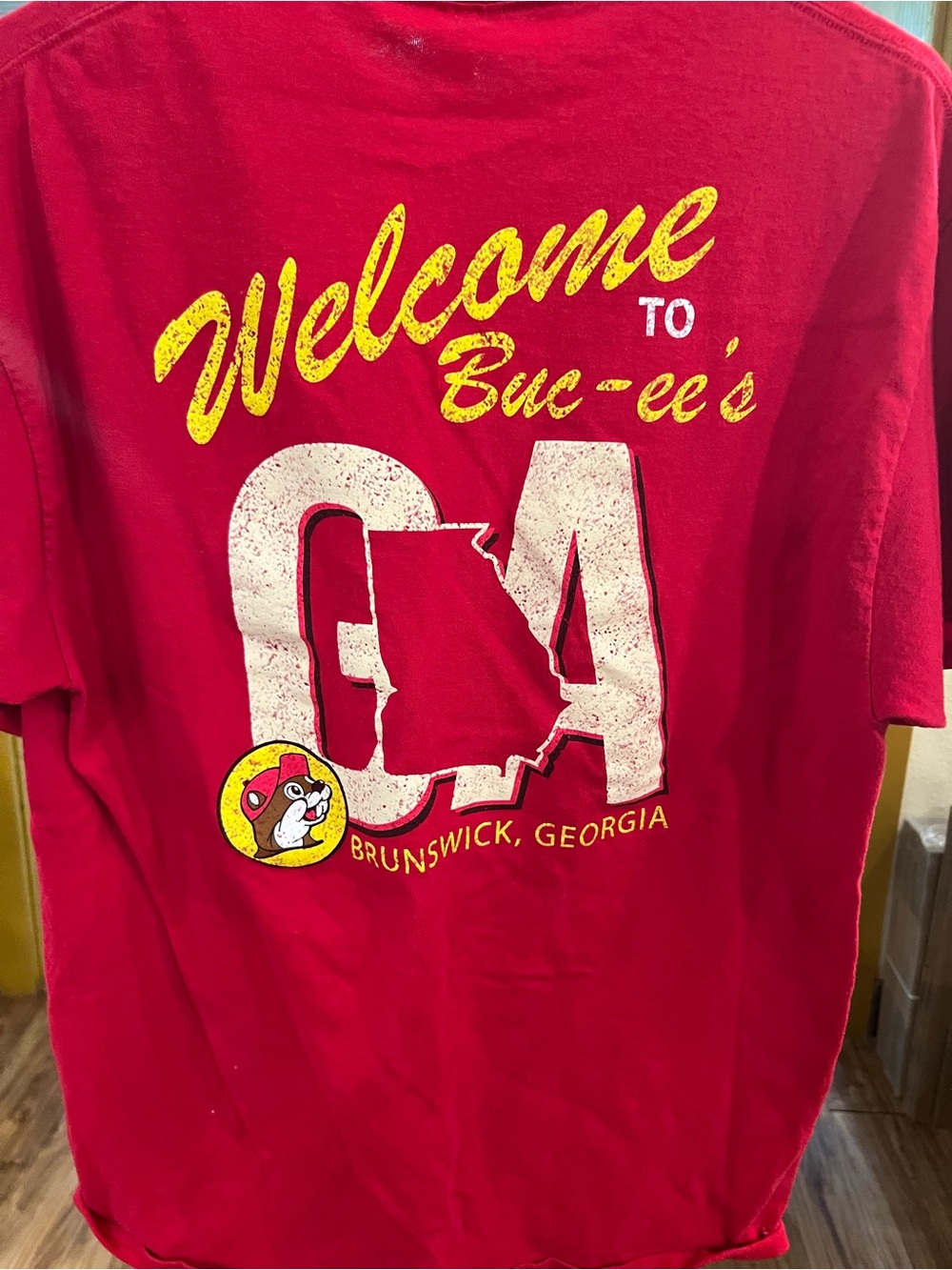 Brunswick Georgia Buc’ees Red Short Sleeve Tee